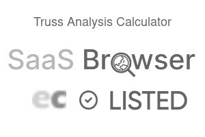 Truss Analysis Calculator - SaaS Browser Verified Badge
