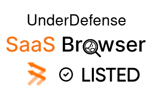 UnderDefense - SaaS Browser Verified Badge