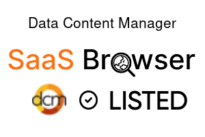 Data Content Manager - SaaS Browser Verified Badge