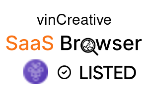 vinCreative - SaaS Browser Verified Badge