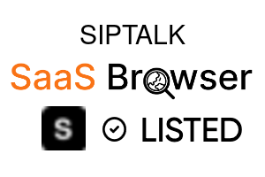 SIPTALK - SaaS Browser Verified Badge