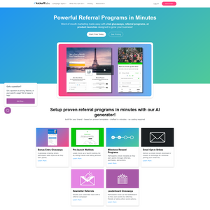 KickoffLabs Screenshot