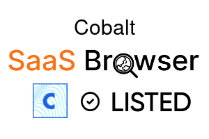Cobalt - SaaS Browser Verified Badge