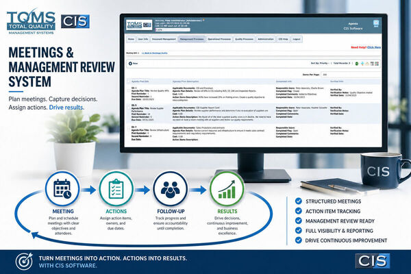 CIS Software TQMS Screenshot 2
