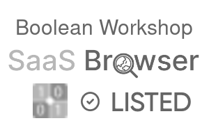 Boolean Workshop - SaaS Browser Verified Badge