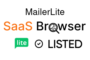 MailerLite - SaaS Browser Verified Badge