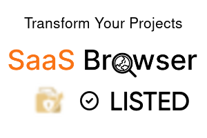 Transform Your Projects - SaaS Browser Verified Badge