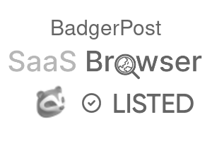 BadgerPost - SaaS Browser Verified Badge