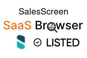 SalesScreen - SaaS Browser Verified Badge