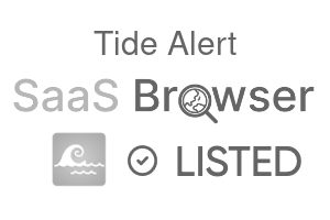 Tide Alert - SaaS Browser Verified Badge
