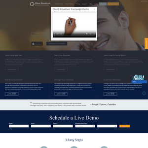 Client Broadcast Screenshot