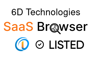 6D Technologies - SaaS Browser Verified Badge