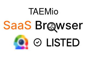 TAEMio - SaaS Browser Verified Badge
