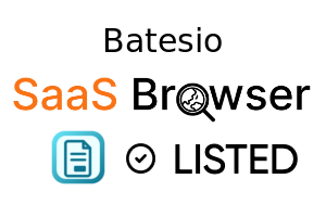 Batesio - SaaS Browser Verified Badge