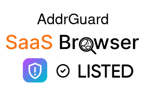 AddrGuard - SaaS Browser Verified Badge