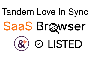 Tandem Love In Sync - SaaS Browser Verified Badge