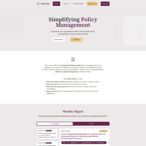 Policy Pulse Screenshot