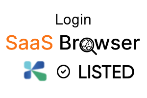 Login - SaaS Browser Verified Badge