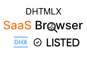 DHTMLX - SaaS Browser Verified Badge