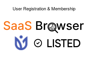 User Registration & Membership - SaaS Browser Verified Badge