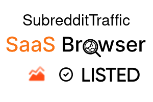 SubredditTraffic - SaaS Browser Verified Badge