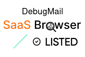 DebugMail - SaaS Browser Verified Badge