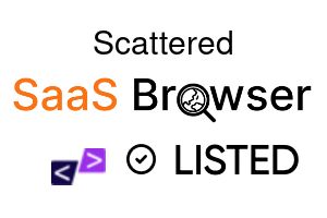Scattered - SaaS Browser Verified Badge