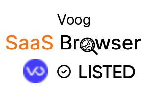 Voog - SaaS Browser Verified Badge