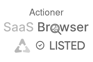 Actioner - SaaS Browser Verified Badge