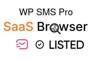 WP SMS Pro - SaaS Browser Verified Badge