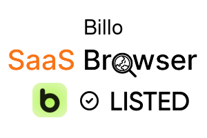 Billo - SaaS Browser Verified Badge