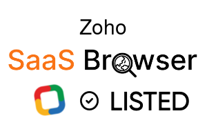 Zoho - SaaS Browser Verified Badge