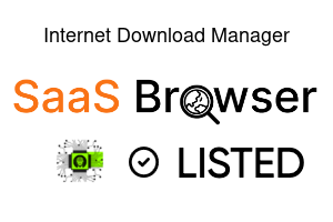 Internet Download Manager - SaaS Browser Verified Badge