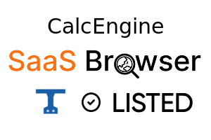 CalcEngine - SaaS Browser Verified Badge