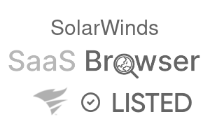 SolarWinds - SaaS Browser Verified Badge