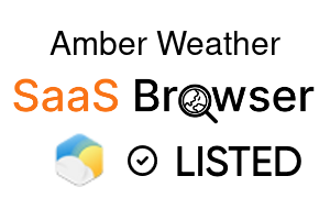 Amber Weather - SaaS Browser Verified Badge