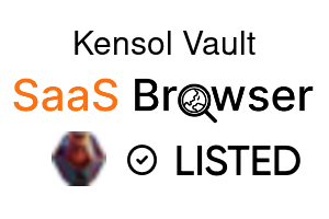 Kensol Vault - SaaS Browser Verified Badge