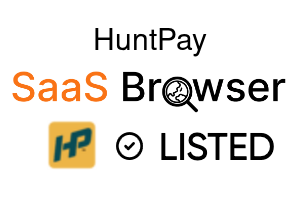HuntPay - SaaS Browser Verified Badge