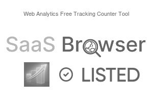 Web Analytics Free Tracking Counter Tool - SaaS Browser Verified Badge