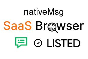nativeMsg - SaaS Browser Verified Badge