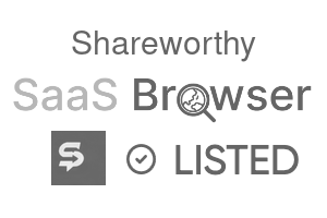 Shareworthy - SaaS Browser Verified Badge