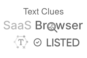 Text Clues - SaaS Browser Verified Badge