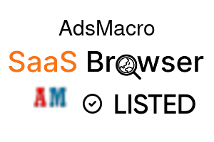 AdsMacro - SaaS Browser Verified Badge