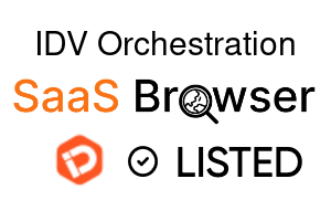 IDV Orchestration - SaaS Browser Verified Badge