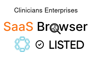 Clinicians Enterprises - SaaS Browser Verified Badge