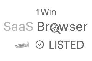 1Win - SaaS Browser Verified Badge