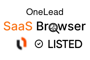 OneLead - SaaS Browser Verified Badge