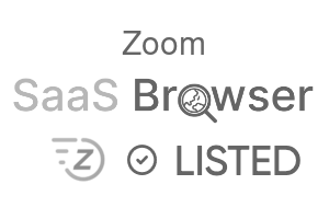 Zoom - SaaS Browser Verified Badge