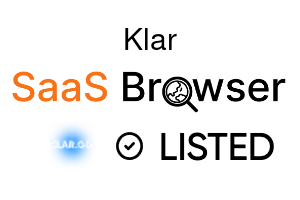 Klar - SaaS Browser Verified Badge