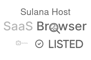 Sulana Host - SaaS Browser Verified Badge